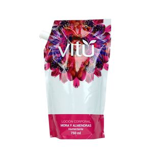 Loción Corporal Mora Y Almendras Vitú En Doypack