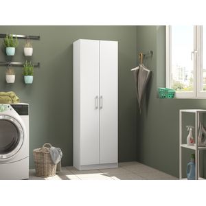 Armario Zapatero Bertolini 56X169X33,5 Cm Multiusos Blanco