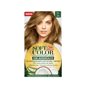 Soft Color Tintura Semi-Permanente Kit Rubio Cenizo 71