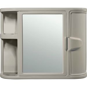 Gabinete De Baño Rimax Con Espejo Taupe 7316