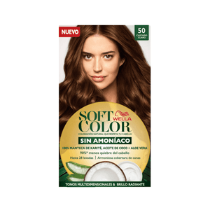 Soft Color Tintura Semi-Permanente Kit Castaño Claro 50