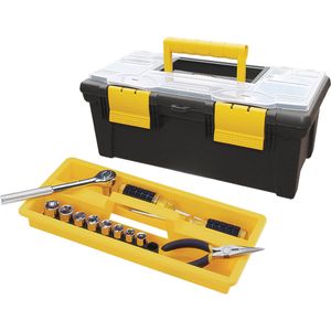 Caja De Herramientas Rimax 16 Pulgadas Tapa Organizadora 3390