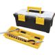 Caja De Herramientas RIMAX 16" Tapa Organizadora Negra