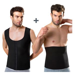 Combo Hombre Chaleco Osmotex Thermo Shapers + Cinturilla T-L Envío Gratis