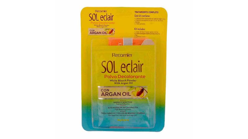 SOL ECLAIR Blister Polvo Decolorante Con Keratina 12Gr - Aruma