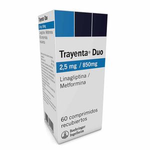 Trayenta Duo Boehringer 2,5/850 Mg X60 Cápsulas