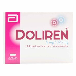 Doliren 5 / 325 Mg Caja X 10 Tabletas