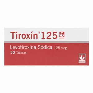 Tiroxín Siegfried 125 Mcg X50 Tabletas