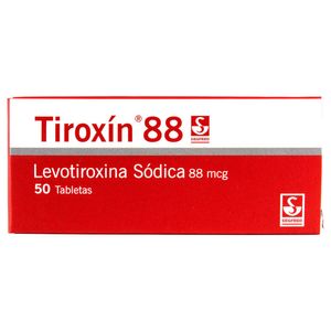 Tiroxín Siegfried 88 Mcg X50 Tabletas