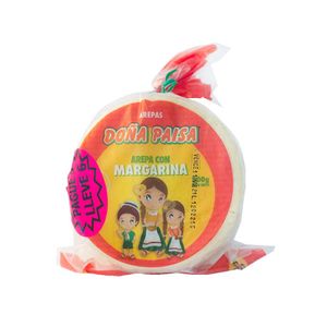 Arepa Doña Paisa con Margarina 500 G X5 Unds