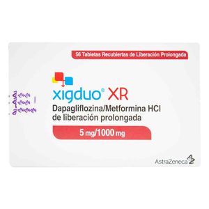 Xigduo Xr Astrazeneca 5/1000 Mg X56 Tabletas