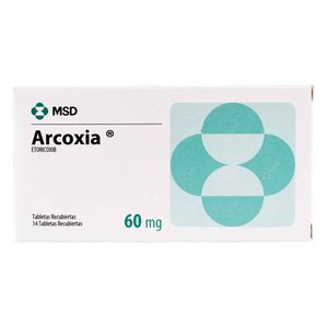 Arcoxia Etoricoxib 60 Mg Caja X 14 Tabletas