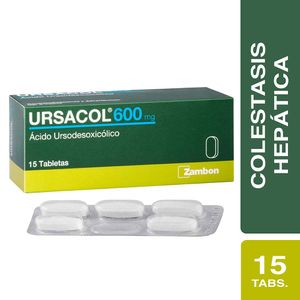 Ursacol 600 Mg Zambon X15 Tabletas