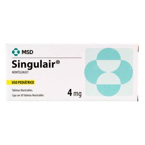 Singulair MSD 4 Mg Caja X 30 Tabletas