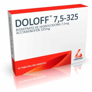 Doloff 7,5/325 Mg Legrand X30 Tabletas