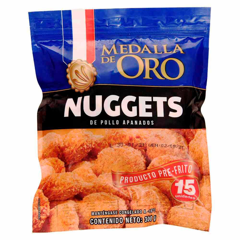 Nuggets Apanados marca Medalla de Oro x 15Unds en Promoción - Olímpica