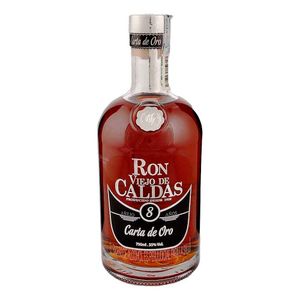 Ron Viejo de Caldas Carta de Oro 8 Años 750 Ml
