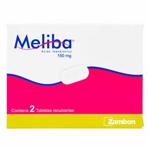 Meliba 150 Mg Zambon X2 Cápsulas