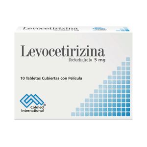 Levocetirizina 5 Mg Colmed X10 Tabletas