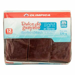Dulce Olimpica de Guayaba Light 220 G X12 Unds