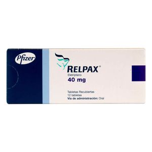 Relpax 40 Mg Pfizer X12 Tabletas