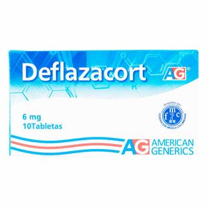Deflazacort 6 Mg American Generics X10 Tabletas