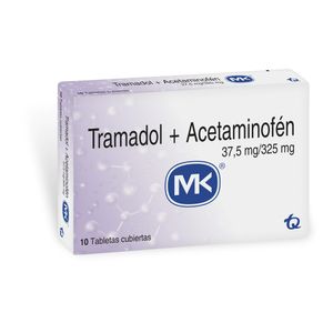 Tramadol + Acetaminofén MK X10 Tabletas