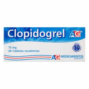 Clopidogrel American Generics 75 Mg Caja X 28 Tabletas