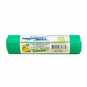 Bolsa de Basura Flex Pack's Residencial Verde X10 Unds