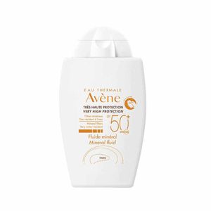 Protector Solar Avene Solar Fluide Mineral Spf  50+  x40 ML