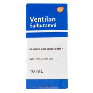 Ventilan Salbutamol Glaxo Solución Inhalatoria 10 ML