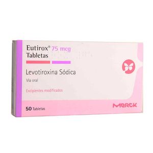 Eutirox Merck 75 Mcg X50 Tabletas