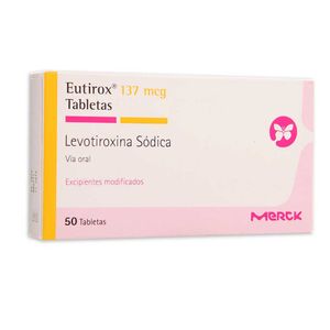 Eutirox Merck 137 Mcg X50 Tabletas