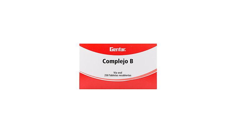 Complejo B Tableta Recubierta Genfar Theme Farmacias Theme