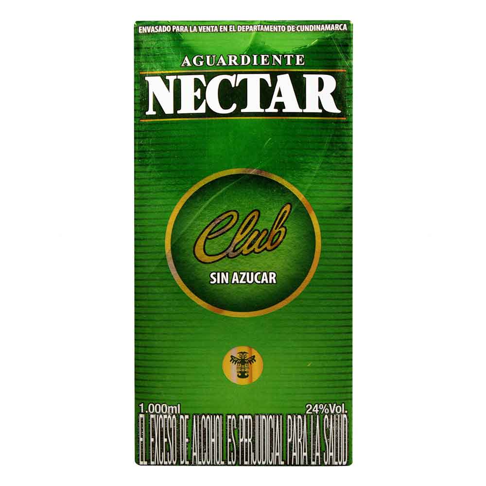 AGUARDIENTE NECTAR CLUB S/AZUC 1 L - Olímpica