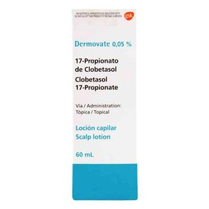 Dermovate Glaxo Loción Capilar 60 Ml