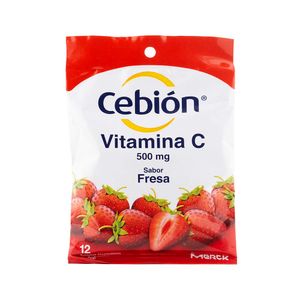 Vitamina C Ceibón Fresa X12 Tabletas