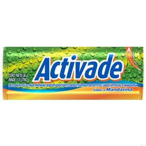 Bebida Hidratante Instantáneo Activade  Mandarina 1/2 Lt  X 36 G
