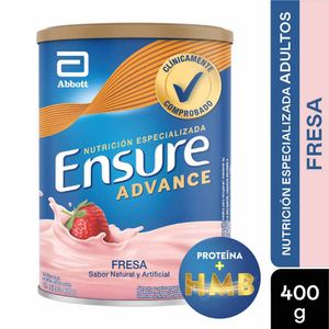 Ensure Advance Fresa Polvo 400 gr
