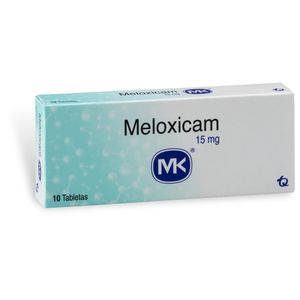 Meloxicam 15 Mg MK X10 Tabletas