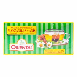 Aromática Oriental Manzanilla con Anís 15 G