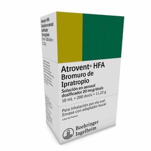 Atrovent Hfa 20 Mcg Boehringer Inhalador 10 ML