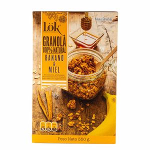 Granola Lok Banano y Miel 350 G