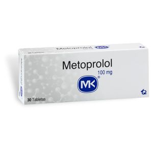 Metoprolol 100 Mg MK X30 Tabletas
