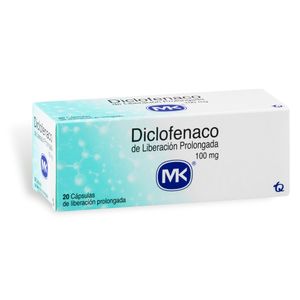 Diclofenaco 100 Mg MK X20 Cápsulas