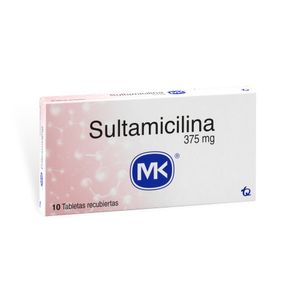 Sultamicilina 375 Mg MK X10 Tabletas