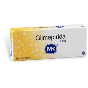 Glimepirida MK 4 Mg X15 Tabletas