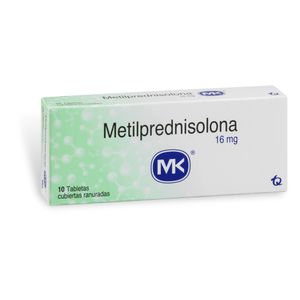 Metilprednisolona Mk 16 Mg Caja X 10 Tabletas