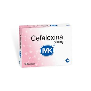 Cefalexina 500 Mg MK X10 Cápsulas