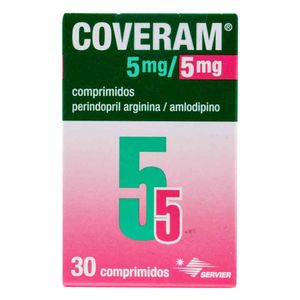 Coveram 5/5 Mg Biopas Frasco X30 Comprimidos